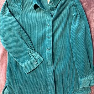 Blair Turquoise Cotton Shirt